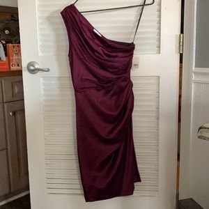 Cocktail Dress - wine/ burgundy color
